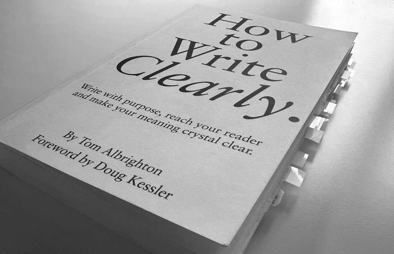 How to Write Clearly di Tom Albrighton